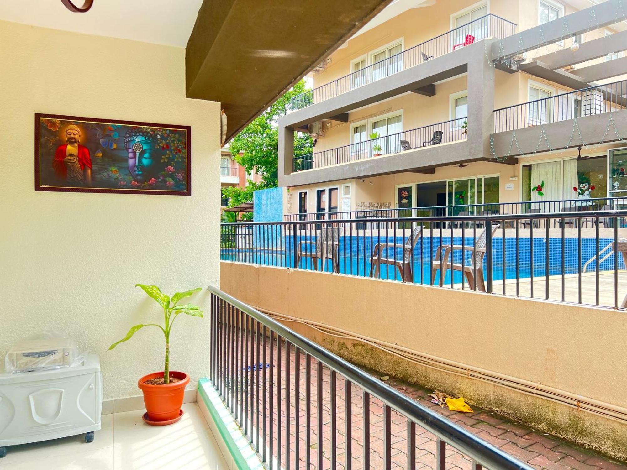 2Bhk Stunning Apartment With Pool Vagator Exterior foto